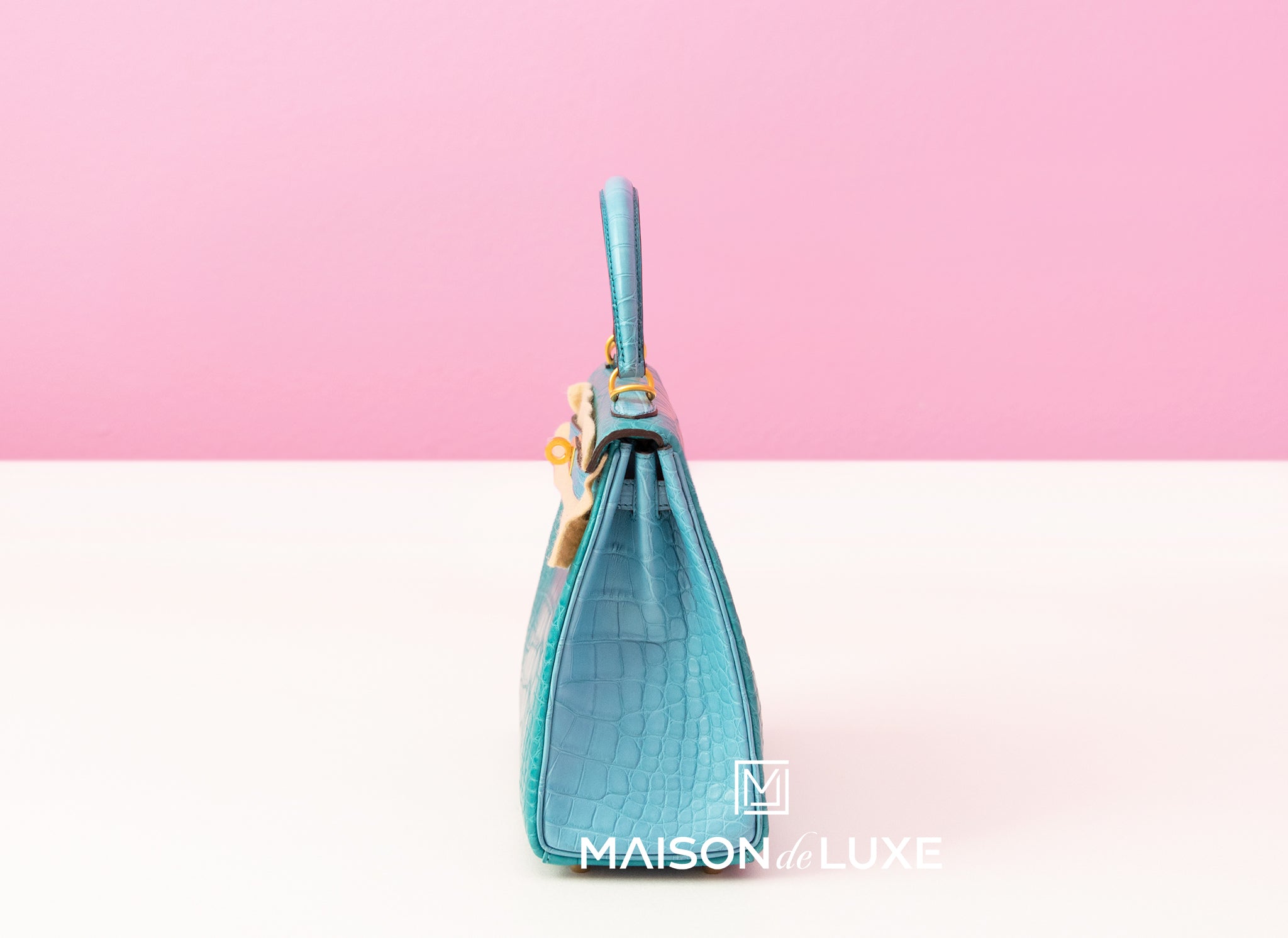 Hermes Bleu Blue Paon GHW Epsom Sellier Kelly 25 Handbag Lagon Lagoon –  MAISON de LUXE