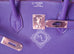 Hermes Iris Purple + Gris Gray Bicolor Togo Birkin 35 cm - New - MAISON de LUXE - 6
