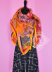 Hermes Cashmere 140 GM Della Cavalleria Soleil Gold Shawl Scarf - New - MAISON de LUXE - 4