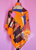 Hermes Cashmere 140 GM Echec Au Roi Mauve Marron Shawl Scarf - New - MAISON de LUXE - 5