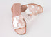 Hermes Womens Gold Oran Sandal Slipper 36.5 Shoes