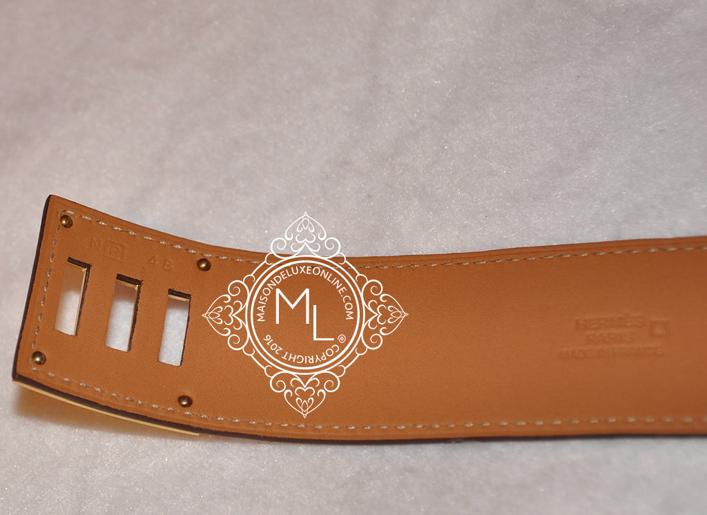 Hermes Style  Classic Alligator Leather Belt (SPECIAL ORDER