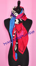 Hermes Cashmere 140 GM Zebra Pegasus Pink Blue Purple Shawl Scarf - New - MAISON de LUXE - 2