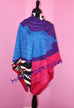 Hermes Cashmere 140 GM Zebra Pegasus Pink Blue Purple Shawl Scarf - New - MAISON de LUXE - 4