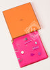 Hermes Pink Fuchsia Twill Silk 90 cm In The Pocket Scarf