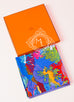 Hermes Blue Twill Silk 90 cm Under The Waves Scarf
