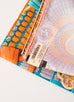 Hermes Corail Twill Silk 90 cm Parures De Samourais Scarf
