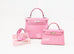 Hermes 5P Bubblegum Pink Crocodile Kelly 25 Handbag