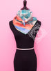 Hermes Green Twill Silk 90 cm Le saut H Scarf