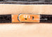 Hermes Noir Black Sellier Crocodile Kelly 25 Handbag