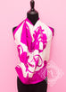 Hermes Pink Twill Silk 90 cm Harnais de Cour Tattoo Scarf