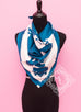 Hermes Green Twill Silk 90 cm Harnais de Cour Tattoo Scarf