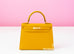 Hermes Jaune Ambre Sellier Epsom Kelly 28 Handbag