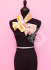 Hermes Pink Yellow Twill Silk 90 cm Cannes et Cannes Scarf