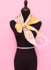 Hermes Pink Yellow Twill Silk 90 cm Cannes et Cannes Scarf
