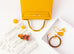 Hermes Jaune Ambre Sellier Epsom Kelly 28 Handbag