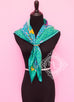 Hermes Green Twill Silk 90 cm Bateau Fleuri Scarf