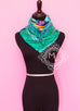 Hermes Green Twill Silk 90 cm Bateau Fleuri Scarf