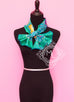 Hermes Green Twill Silk 90 cm Bateau Fleuri Scarf