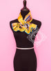Hermes Orange Twill Silk 90 cm Parures De Samourais Scarf