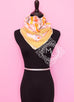 Hermes Peach Twill Silk 90 cm Fouets et Badines Scarf