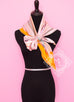 Hermes Pink Orange Twill Silk 90 cm Cannes et Cannes Scarf