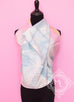 Hermes Blue Pink Twill Silk 90 cm Le saut H Scarf