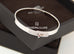 Hermes White Gold Diamond Kelly Bracelet SH
