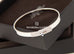 Hermes White Gold Diamond Kelly Bracelet SH