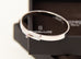 Hermes White Gold Diamond Kelly Bracelet SH