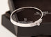 Hermes White Gold Diamond Kelly Bracelet SH