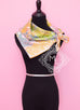 Hermes Pink Twill Silk 90 cm Jardin à a Sintra Scarf