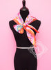 Hermes Pink Twill Silk 90 cm Carré en Boucles Scarf