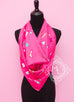 Hermes Pink Fuchsia Twill Silk 90 cm In The Pocket Scarf