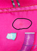 Hermes Pink Fuchsia Twill Silk 90 cm In The Pocket Scarf