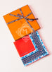 Hermes Red Blue Twill Silk 90 cm Selle d'Officier en Grande Tenue Scarf