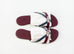 Hermes Women's Burgundy Corfou Sandal Slipper 37 Shoes