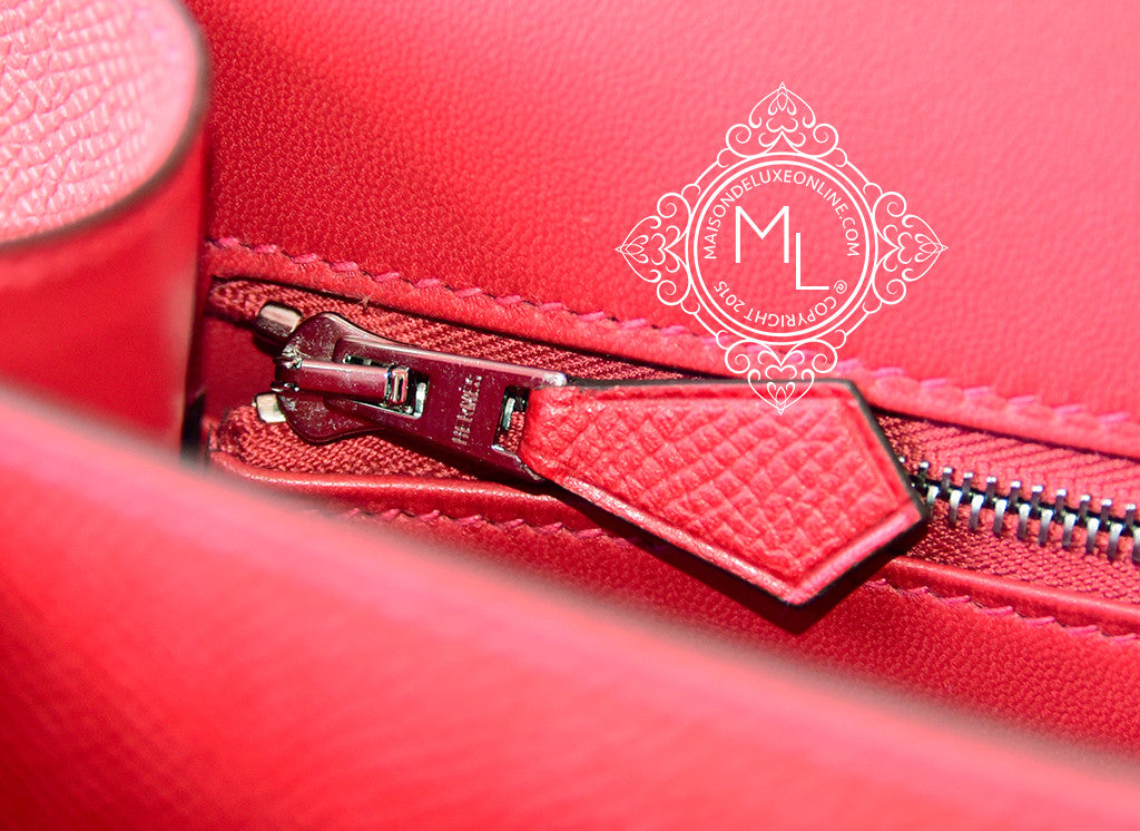 Hermes Constance Mini 18 Rouge Casaque Epsom Handbag - MAISON de LUXE