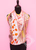 Hermes Pink Jaune Twill Silk 90 cm Space Shopping au Faubourg Scarf