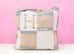 Hermes Naturel Wool Cashmere Avalon Bayadere Cushion Pillow