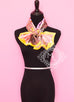 Hermes Pink Jaune Twill Silk 90 cm Space Shopping au Faubourg Scarf