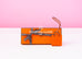 Hermes Orange Shopping Sac Bag Charm
