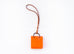 Hermes Orange Shopping Sac Bag Charm