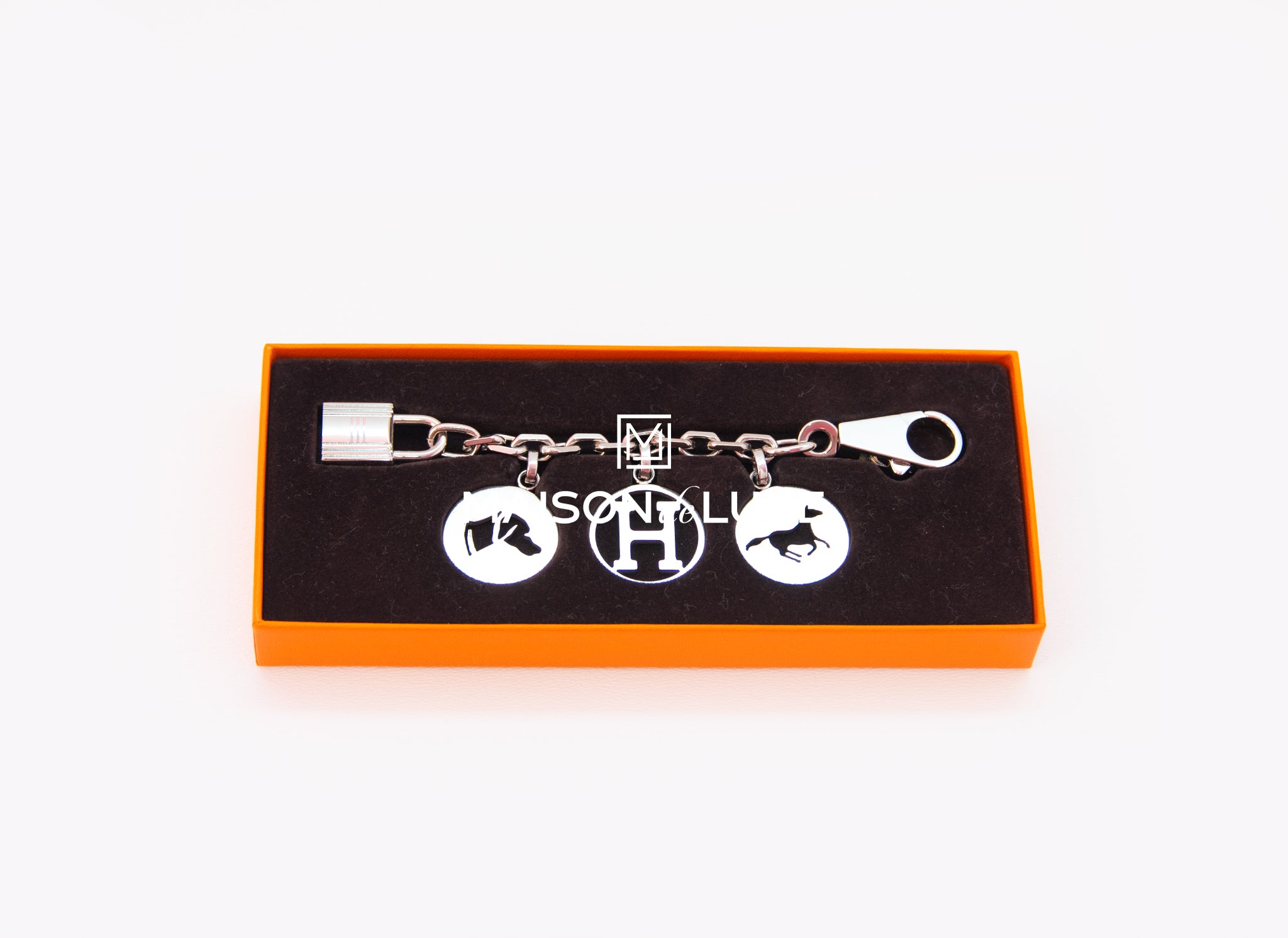 Hermes Breloque Olga Palladium Bag Charm