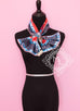 Hermes Red Blue Twill Silk 90 cm Selle d'Officier en Grande Tenue Scarf