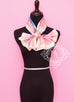 Hermes Pink Twill Silk 90 cm Etude pour un Iris Arc-en-ciel Scarf