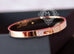 Hermes Rose Gold Pave Diamond Kelly Bracelet Bangle Small - New - MAISON de LUXE - 5