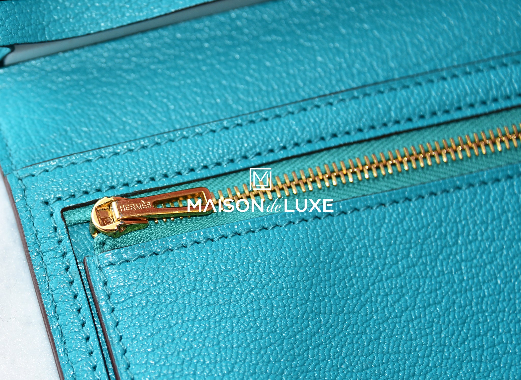 Hermès Blue Paon Chevre Leather Kelly Longue Wallet, Hermès Handbags  Online, Jewellery