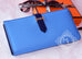 Hermes Blue Paradise & Bleu Saphir Bi-color Epsom Bearn Wallet - New - MAISON de LUXE - 2