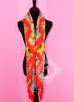 Hermes Cashmere 140 GM Collections Imperiales Rouge Jaune Lagon Shawl Scarf - New - MAISON de LUXE - 4